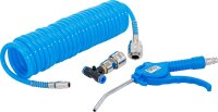 Druckluft-Ausblaspistole | mit Druckluft-Spiralschlauch...