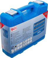 Bit-Einsatz-Satz | Antrieb Innenvierkant 6,3 mm (1/4") / 10 mm (3/8") / 12,5 mm (1/2") | Innensechskant 2 - 19 mm / 1/4 - 9/16" | Metrisch und Zollgrößen | 32-tlg.