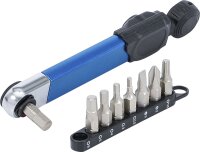 Drehmomentschlüssel | Abtrieb Innensechskant 6,3 mm (1/4") | 2 - 10 Nm | mit Bit-Satz | 9-tlg.