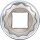 Steckschlüssel-Einsatz Zwölfkant | Antrieb Innenvierkant 20 mm (3/4") | SW 36 mm