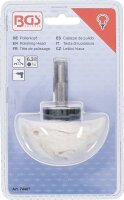 Polierkopf | Pilzform | Antrieb Außensechskant 6,3 mm (1/4")