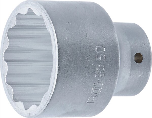 Steckschlüssel-Einsatz Zwölfkant | Antrieb Innenvierkant 20 mm (3/4") | SW 50 mm