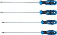 Schraubendreher-Satz | extra lang | T-Profil (für Torx) | T15 - T30 | 4-tlg.