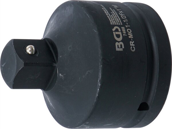 Kraft-Steckschlüssel-Adapter | Innenvierkant 38 mm (1-1/2") - Außenvierkant 25 mm (1")