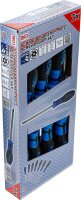 Schraubendreher-Satz | T-Profil (für Torx) mit Bohrung | T10 - T40 | 7-tlg.