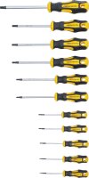 Schraubendreher-Satz | T-Profil (für Torx) mit Bohrung T6 - T40 | 11-tlg.