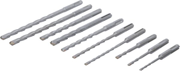 Hammer-Bohrer-Satz | SDS-Schaft, Hartmetallspitze | 4 - 12 mm | 56-tlg.