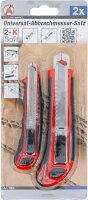 Universal-Abbrechmesser-Satz | Klingenbreite 9 / 18 mm | 2-tlg.