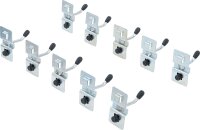 Einzelhaken-Satz | 40 mm | für Schrankwand-System | 10-tlg.