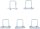 U-Haken-Satz | für Schrankwand-System | 5-tlg.