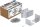 Winkelverbinder | rostfrei | 40 x 40 x 40 mm | Spar-Pack | 25 Stück