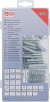 Federn-Sortiment | Zug- und Druckfedern | 200-tlg.