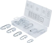 Schraubverschluss-Karabinerhaken-Sortiment | 20-tlg.