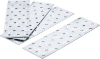 Stahl-Lochplatten-Satz | 200 x 60 x 2 mm | 4-tlg.
