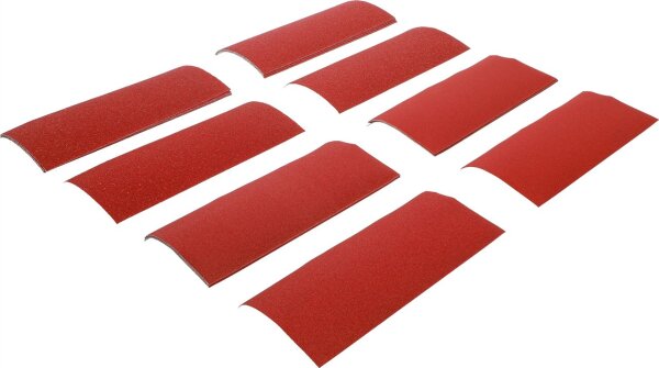 Schleifblatt-Satz für Schwingschleifer / Handschleifer | 93 x 230 mm | K 60 - 180 | 25-tlg.