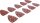 Schleifblatt-Satz für Multischleifer | 145 x 100 mm | K 40 - 400 | 25-tlg.