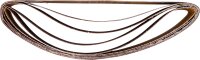 Schleifband-Satz | für Bandschleifer | 75 x 533 mm | K 40 - 60 - 80 - 120 - 240 | 5 tlg.