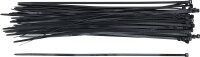 Kabelbinder-Sortiment | schwarz | 4,5 x 350 mm | 50-tlg.