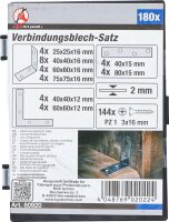 Verbindungsblech-Satz | 180-tlg.