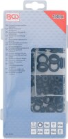 Gummi-Durchgangstüllen-Sortiment | Zoll | 180-tlg.