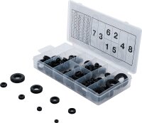 Gummi-Durchgangstüllen-Sortiment | metrisch | 180-tlg.