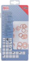 Dichtring-Sortiment | Kupfer | metrisch | für Öl-Ablassschrauben | 75-tlg.