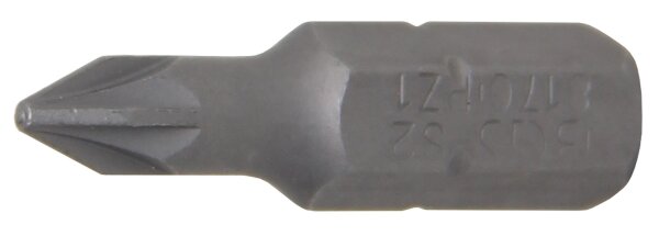 Bit | Länge 25 mm | Antrieb Außensechskant 6,3 mm (1/4") | Kreuzschlitz PZ1