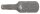 Bit | Länge 25 mm | Antrieb Außensechskant 6,3 mm (1/4") | T-Profil (für Torx) T15