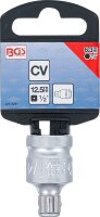 Bit-Adapter mit Haltekugel | Innenvierkant 12,5 mm (1/2") | Innensechskant 6,3 mm (1/4")