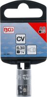 Bit-Adapter mit Haltekugel | Innenvierkant 6,3 mm (1/4") | Innensechskant 8 mm (5/16")