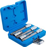 Bit-Einsatz-Satz | Antrieb Innenvierkant 12,5 mm (1/2") | Innenvielzahn (für XZN) | 5-tlg.