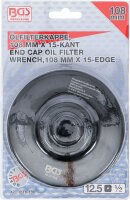 Ölfilterschlüssel | 15-kant | Ø 108 mm | für Iveco, Renault, Scania, Volvo