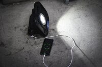 COB-LED-Arbeits-Strahler | 40 W | mit integrierten Lautsprechern