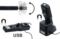 COB-LED Arbeits-Leuchte | klappbar | mit Ladestation
