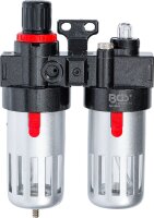 Druckluft-Filter / Öler-Einheit mit Druckregler