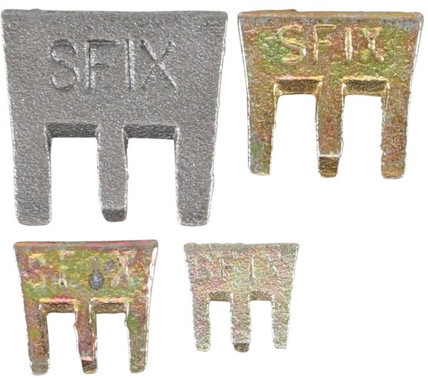 Krallenkeile-Sortiment | S-Fix | 4-tlg.