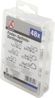 Federsplinte-Sortiment | Ø 1,2 - 3,0 mm | 48-tlg.