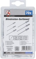 Blindnieten-Sortiment | Ø 2,4 - 4,8 mm | 70-tlg.