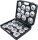 Ölfilterschlüssel-Satz | Aluminium-Druckguss | Antrieb Innenvierkant 12,5 mm (1/2") | 23-tlg.