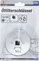 Ölfilterschlüssel | Zwölfkant | Ø 75 mm