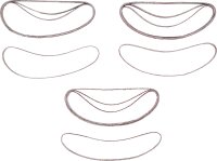 Schleifband-Satz | für Art. 8853 | 10 mm x 330 mm | K 60 - 80 - 120 | 12 tlg.