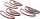 Schleifband-Satz | für Art. 8853 | 10 mm x 330 mm | K 60 - 80 - 120 | 12 tlg.
