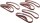 Schleifband-Satz | für Art. 8853 | 10 mm x 330 mm | K 60 - 80 - 120 | 12 tlg.