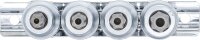 Bit-Einsatz-Satz | Antrieb Innenvierkant 12,5 mm (1/2") | T-Profil (für Torx) mit Bohrung T40 - T55 | 4-tlg.