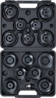 Ölfilterschlüssel-Satz | Antrieb Innenvierkant 10 mm (3/8") | 14-tlg.