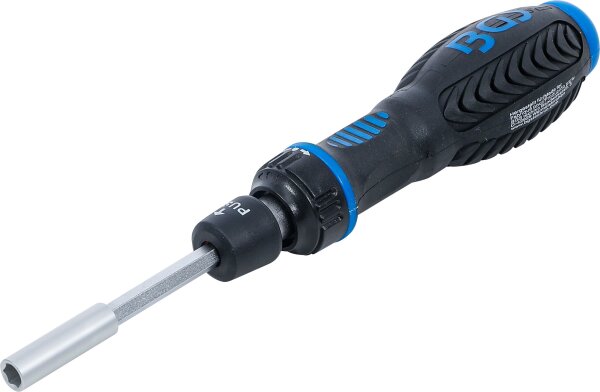 Ratschen-Drehgriff für Bits, umschaltbar | Abtrieb Innensechskant 6,3 mm (1/4")