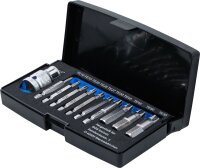 Schraubenausdreher-Satz | für defektes T-Profil (für Torx) T10 - T55 | 11-tlg.