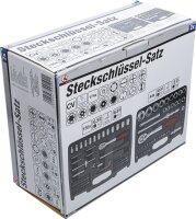 Steckschlüssel-Satz | Antrieb 6,3 mm (1/4") + 12,5 mm (1/2") | Zollgrößen | 174-tlg.