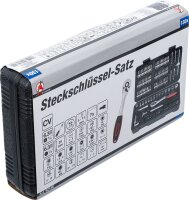 Steckschlüssel-Satz | Antrieb 6,3 mm (1/4") | 130-tlg.