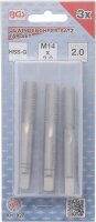 Gewindebohrer-Satz | Vor-, Mittel- und Fertigschneider | HSS-G | M14 x 2,0 | 3-tlg.